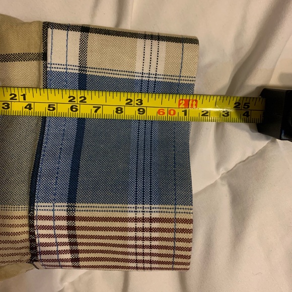 Wrangler Twenty X Long Sleeve Button Down Shirt Plaid Blue Yellow Size XL Men’s - Picture 11 of 12